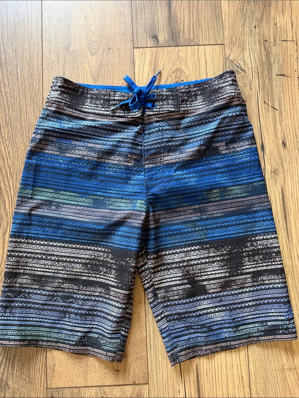 prAna Men's Geometric Pattern Boardshorts Swim Trunks - Size s/m